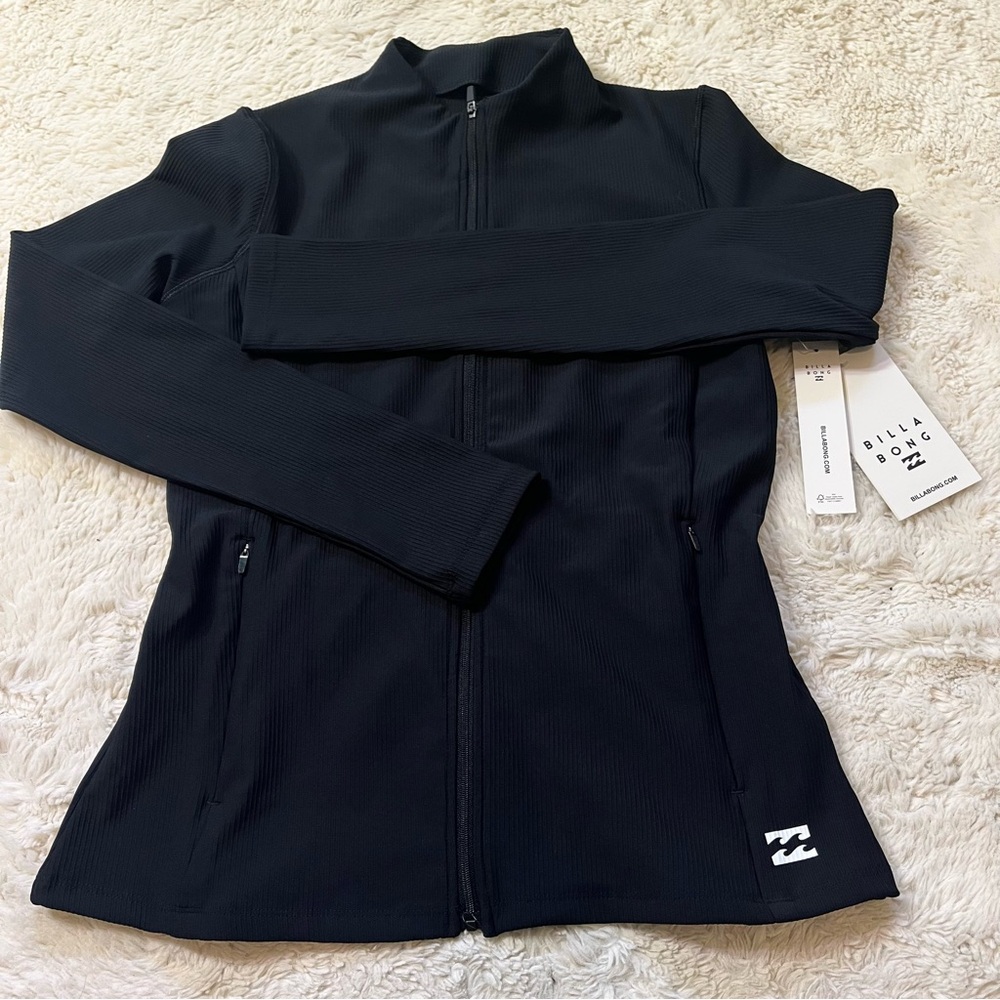 Womens billabong jacket new black medium